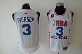Philadelphia 76ers #3 Allen Iverson white All Star Jerseys,baseball caps,new era cap wholesale,wholesale hats