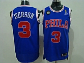 Philadelphia 76ers #3 Iverson Blue 10th Jerseys,baseball caps,new era cap wholesale,wholesale hats
