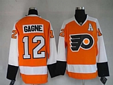 Philadelphia Flyers #12 Simon Gagne orange Third Jerseys,baseball caps,new era cap wholesale,wholesale hats