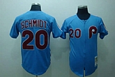 Philadelphia Phillies #20 Mike Schmidt Light Blue Jerseys,baseball caps,new era cap wholesale,wholesale hats