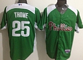 Philadelphia Phillies #25 Jim Thome 2012 Green Fashion Jerseys,baseball caps,new era cap wholesale,wholesale hats