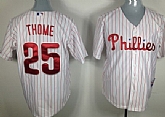 Philadelphia Phillies #25 Jim Thome White Jerseys,baseball caps,new era cap wholesale,wholesale hats