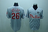 Philadelphia Phillies #26 C.Ultey grey Jerseys,baseball caps,new era cap wholesale,wholesale hats