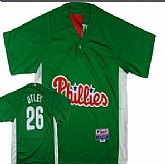 Philadelphia Phillies #26 Utley Green Jerseys,baseball caps,new era cap wholesale,wholesale hats