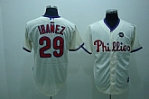 Philadelphia Phillies #29 Raul Ibanez cream Jerseys,baseball caps,new era cap wholesale,wholesale hats