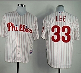 Philadelphia Phillies #33 lee white with red pinstripe Jerseys,baseball caps,new era cap wholesale,wholesale hats
