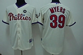 Philadelphia Phillies #39 Brett Myers Cream Jerseys,baseball caps,new era cap wholesale,wholesale hats