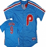 Philadelphia Phillies #9 Brown 2011 Civil Rights Light Blue Jerseys,baseball caps,new era cap wholesale,wholesale hats