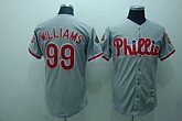 Philadelphia Phillies #99 Williams grey throwback Jerseys,baseball caps,new era cap wholesale,wholesale hats