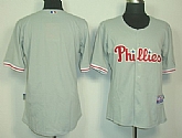 Philadelphia Phillies Blank Gray Jerseys,baseball caps,new era cap wholesale,wholesale hats