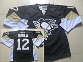 Pittsburgh Penguins #12 Jarome Iginla Black Jerseys,baseball caps,new era cap wholesale,wholesale hats