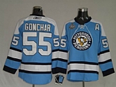 Pittsburgh Penguins #55 Gonchar BLue STANLEY CUP Jerseys,baseball caps,new era cap wholesale,wholesale hats