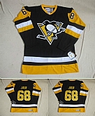Pittsburgh Penguins #68 Jagr Black Hockey Jerseys,baseball caps,new era cap wholesale,wholesale hats