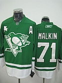 Pittsburgh Penguins #71 Malkin Green Jerseys,baseball caps,new era cap wholesale,wholesale hats