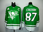 Pittsburgh Penguins #87 Crosby Green Jerseys,baseball caps,new era cap wholesale,wholesale hats