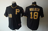 Pittsburgh Pirates #18 Walker Black Jerseys,baseball caps,new era cap wholesale,wholesale hats