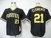 Pittsburgh Pirates #21 Clemente Black M&N Jerseys,baseball caps,new era cap wholesale,wholesale hats