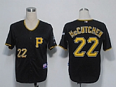 Pittsburgh Pirates #22 Mccutchen Black Cool Base Jerseys,baseball caps,new era cap wholesale,wholesale hats
