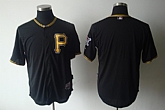 Pittsburgh Pirates Blank Black Jerseys,baseball caps,new era cap wholesale,wholesale hats