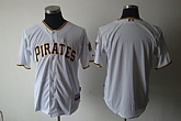 Pittsburgh Pirates Blank White Jerseys,baseball caps,new era cap wholesale,wholesale hats