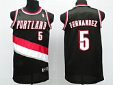 Portland TrailBlazers #5 Fernandez black Jerseys,baseball caps,new era cap wholesale,wholesale hats