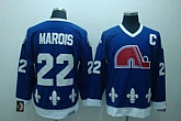 Quebec Nordiques #22 Marois ccm blue Jerseys,baseball caps,new era cap wholesale,wholesale hats