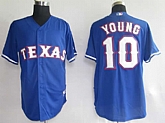 Rangers #10 Young blue Jerseys,baseball caps,new era cap wholesale,wholesale hats