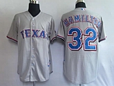 Rangers #32 Hamilton grey Jerseys,baseball caps,new era cap wholesale,wholesale hats