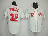 Reds #32 Bruce grey Jerseys,baseball caps,new era cap wholesale,wholesale hats