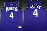Sacramento Kings #4 Chris Webber White Purple Swingman Jerseys,baseball caps,new era cap wholesale,wholesale hats