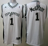 San Antonio Spurs #1 Tracy McGrady White Swingman Jerseys,baseball caps,new era cap wholesale,wholesale hats