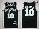 San Antonio Spurs #10 Dennis Rodman Thowback Black Swingman Jerseys,baseball caps,new era cap wholesale,wholesale hats