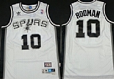 San Antonio Spurs #10 Dennis Rodman White Throwback Swingman Jerseys,baseball caps,new era cap wholesale,wholesale hats