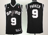 San Antonio Spurs #9 Parker black Jerseys,baseball caps,new era cap wholesale,wholesale hats