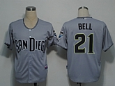 San Diego Padres #21 Bell Grey Cool Base Jerseys,baseball caps,new era cap wholesale,wholesale hats
