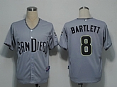 San Diego Padres #8 Bartlett Grey Cool Base Jerseys,baseball caps,new era cap wholesale,wholesale hats
