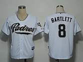 San Diego Padres #8 Bartlett White Cool Base Jerseys,baseball caps,new era cap wholesale,wholesale hats