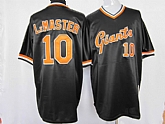 San Francisco Giants #10 Lemaster black mitchell&ness Jerseys,baseball caps,new era cap wholesale,wholesale hats