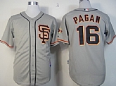 San Francisco Giants #16 Angel Pagan 2012 Gray Jerseys,baseball caps,new era cap wholesale,wholesale hats