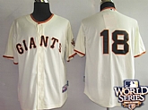 San Francisco Giants #18 Matt cream world series Jerseys,baseball caps,new era cap wholesale,wholesale hats