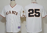 San Francisco Giants #25 Barry Bonds Cream Cool Base Jerseys,baseball caps,new era cap wholesale,wholesale hats