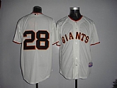 San Francisco Giants #28 Posey Cream Jersey,baseball caps,new era cap wholesale,wholesale hats