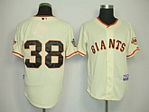 San Francisco Giants #38 Brian Wilson Cream World Series Jerseys,baseball caps,new era cap wholesale,wholesale hats