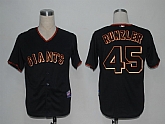 San Francisco Giants #45 Runzler Black Cool Base Jerseys,baseball caps,new era cap wholesale,wholesale hats