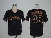 San Francisco Giants #48 Sandoval Black Cool Base Jerseys,baseball caps,new era cap wholesale,wholesale hats