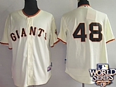 San Francisco Giants #48 Sandoval cream world series Jerseys,baseball caps,new era cap wholesale,wholesale hats