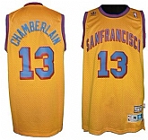 San Francisco Warriors #13 Wilt Chamberlain Soul Yellow Swingman Jerseys,baseball caps,new era cap wholesale,wholesale hats