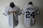 Seattle Mariners #24 Griffey White Jerseys,baseball caps,new era cap wholesale,wholesale hats