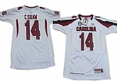 South Carolina Gamecocks #14 Connor Shaw White Jerseys,baseball caps,new era cap wholesale,wholesale hats