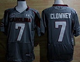 South Carolina Gamecocks #7 Jadeveon Clowney Gray Jerseys,baseball caps,new era cap wholesale,wholesale hats